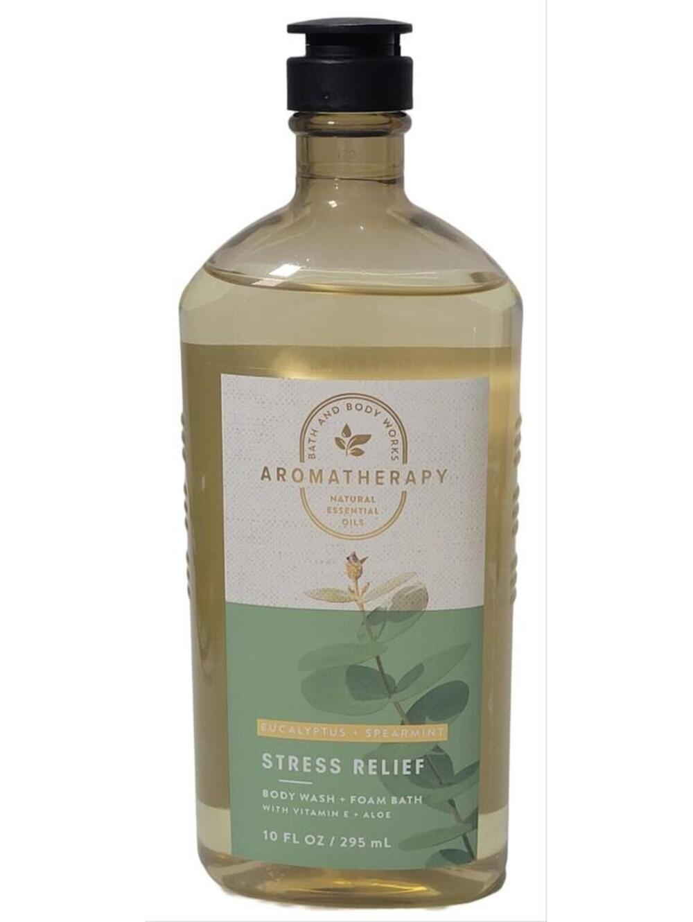 Bath and Body Works Aromatherapy Stress Relief Eucalyptus Spearmint NEW BODYWASH